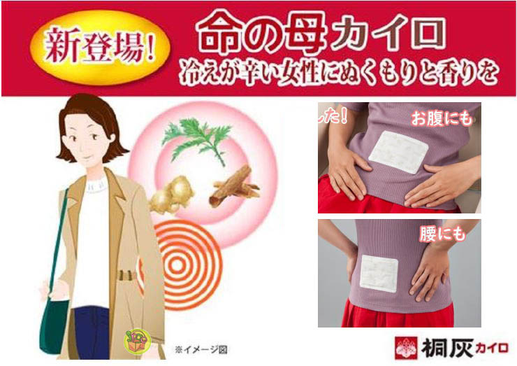 日本製桐灰x小林製藥命の母命之母貼式暖暖包10枚入| 日本網路購物JPGO